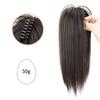 MISSQUEEN Sintetico Nero Mezza Coda di Cavallo Cascata Coda di Cavallo Artiglio Dei Capelli Clip Parrucchino Per Capelli Coda di Cavallo per Le Donne Uso Del Partito
