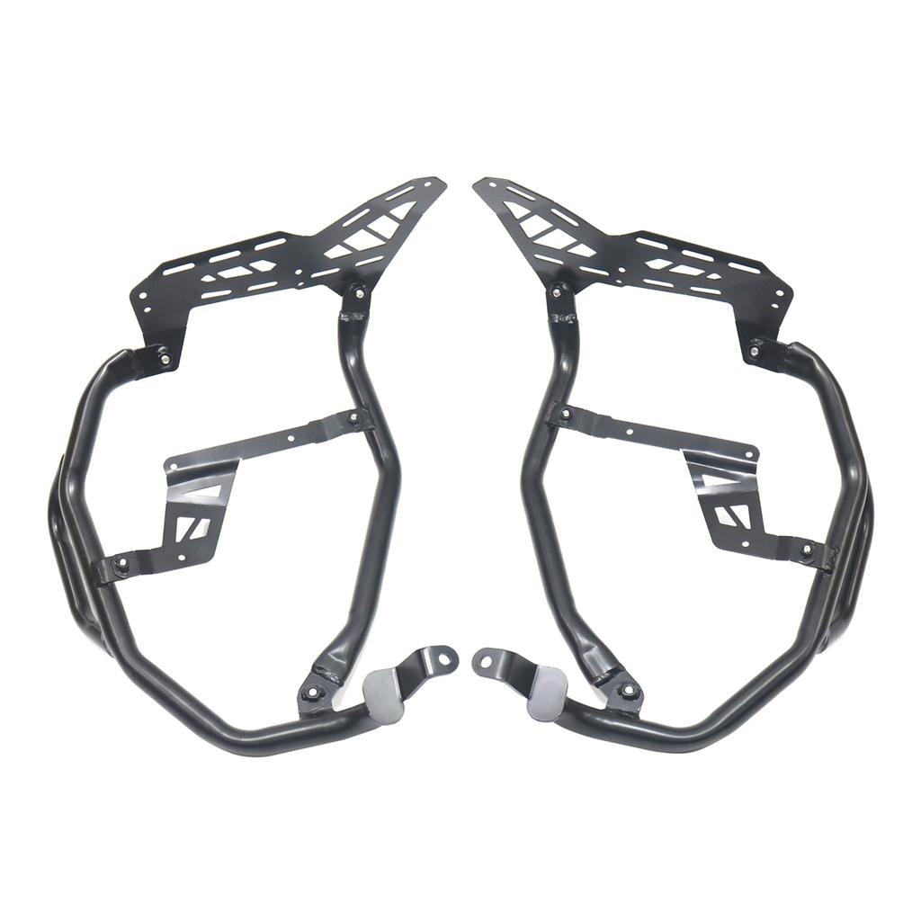 For BMW R1300GS ADV 2025 Carbon Steel Black Motorcycle Engine Upper Guard Bracket Mount Bumper Frame Support Protector Bar