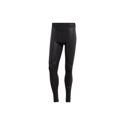 Calças Justas Techfit Control Estampa Bordada com Letras Ajuste Slim Calças Esportivas Masculinas Calças Justas Pretas HS9812