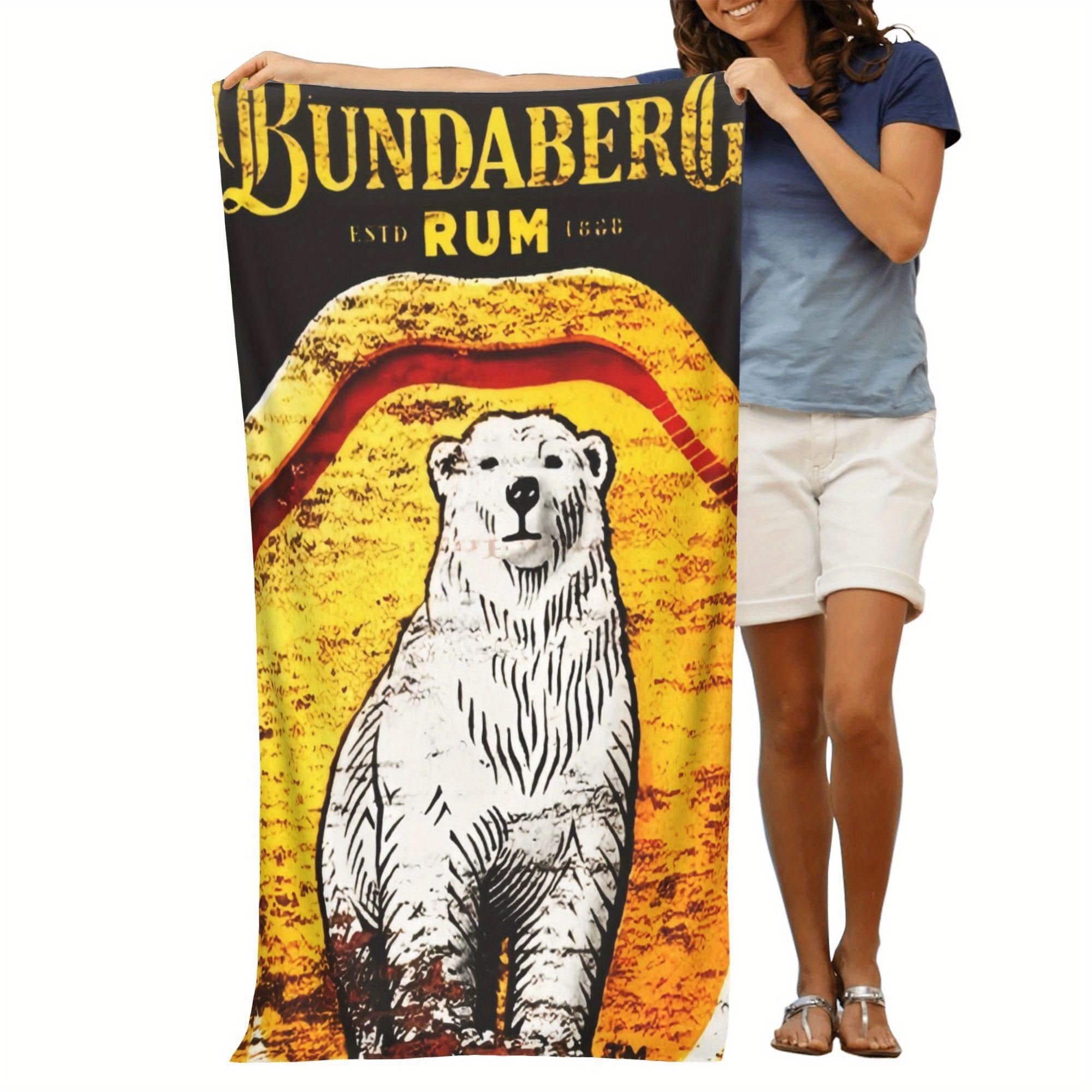 

Unique Large Vintage White Bear Tapestry Etched Style Flat Print Boho Chic Dorm Decor or Beach Towel W30*H60(CM)