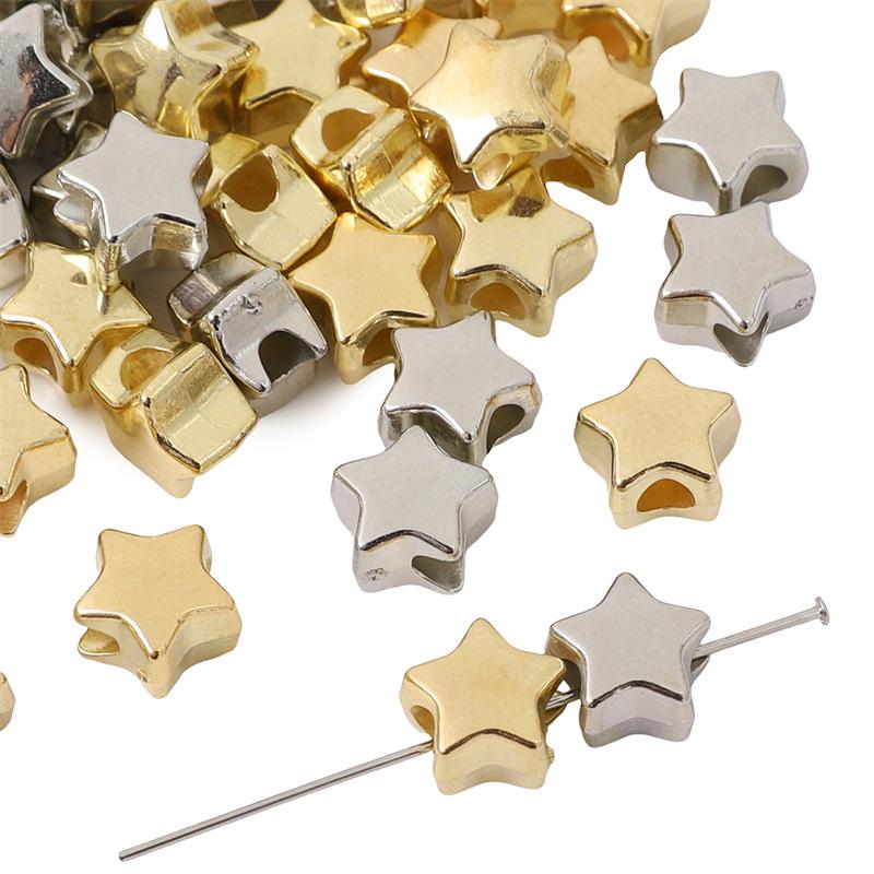 Fishtail Star Butterfly Blumen-Abstandshalterperlen - Schmuckzubehör für DIY Halsketten, Armbänder und Ohrringe