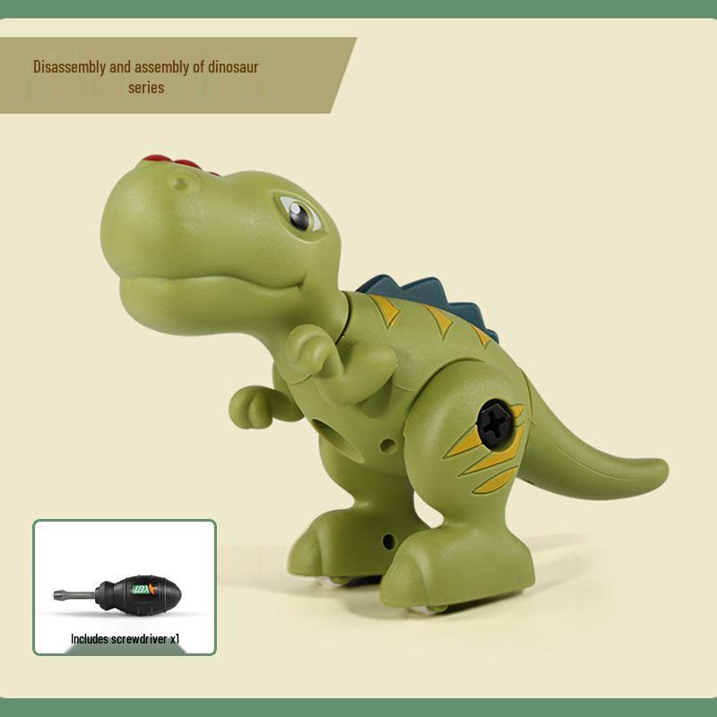 DIY Educational Dinosaur Assembly Toy - Tyrannosaurus Rex Model for Kids
