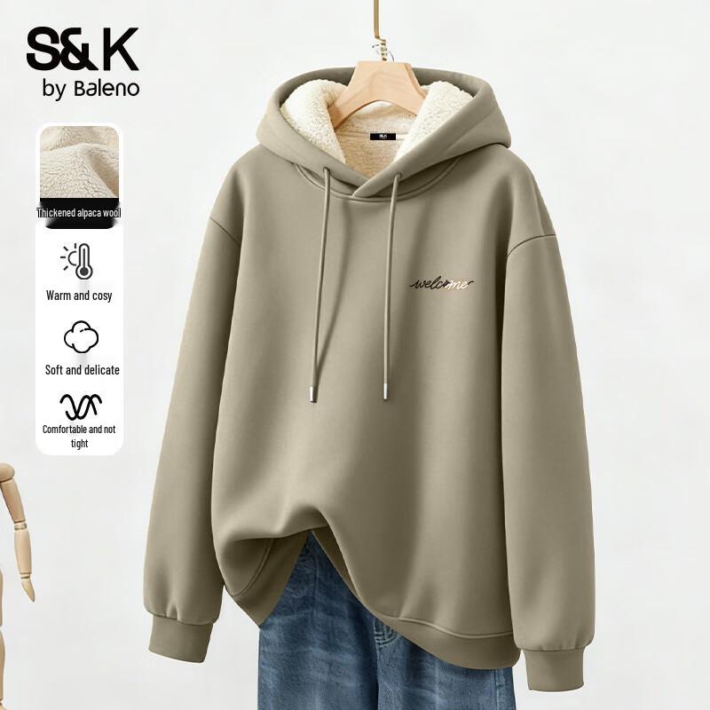 Baleno Men's S&K Series Fleece Lined Pullover Hoodie