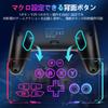 for Switch 2 Controller with and C Compatible with Switch Hall Effect Bluetooth Wireless Pro Controller with Back Turbo Macro Gyro HD 1000mAh High