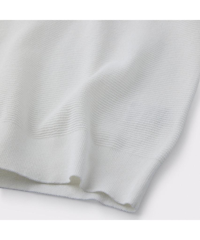 Henlikoteun [British Sporting Club] Waffle Short-Sleeves Polo Knit Abwam26711Whx