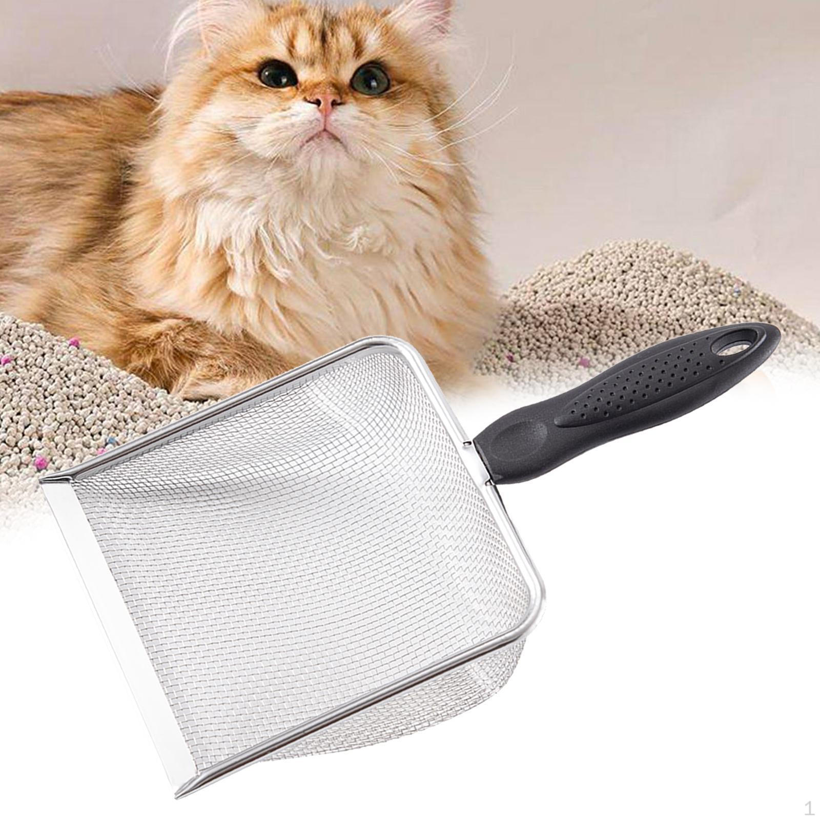 

Совок для кошачьего туалета, металлический инструмент для котят с сеткой Mesh 2X2mm