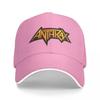 Klobouky kapely Anthrax pro dospělé Módní kšiltovka typu Dad Hat Kšiltovka Trucker Rybářská čepice Nastavitelné Polyesterové Baseballové čepice Letní