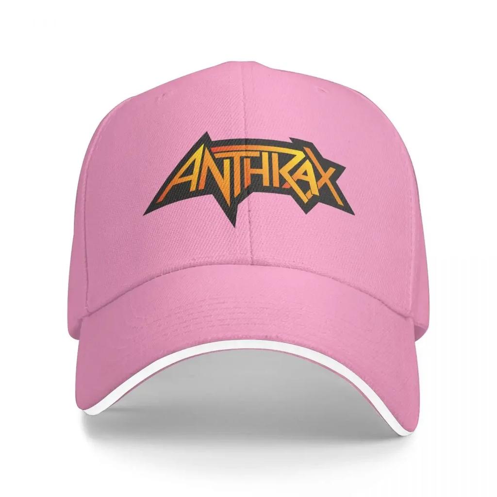 Klobouky kapely Anthrax pro dospělé Módní kšiltovka typu Dad Hat Kšiltovka Trucker Rybářská čepice Nastavitelné Polyesterové Baseballové čepice Letní