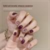 2025 Blackcurrant Cat Eye Nail Gel: Purple Sparkle Three-Color Manicure Set