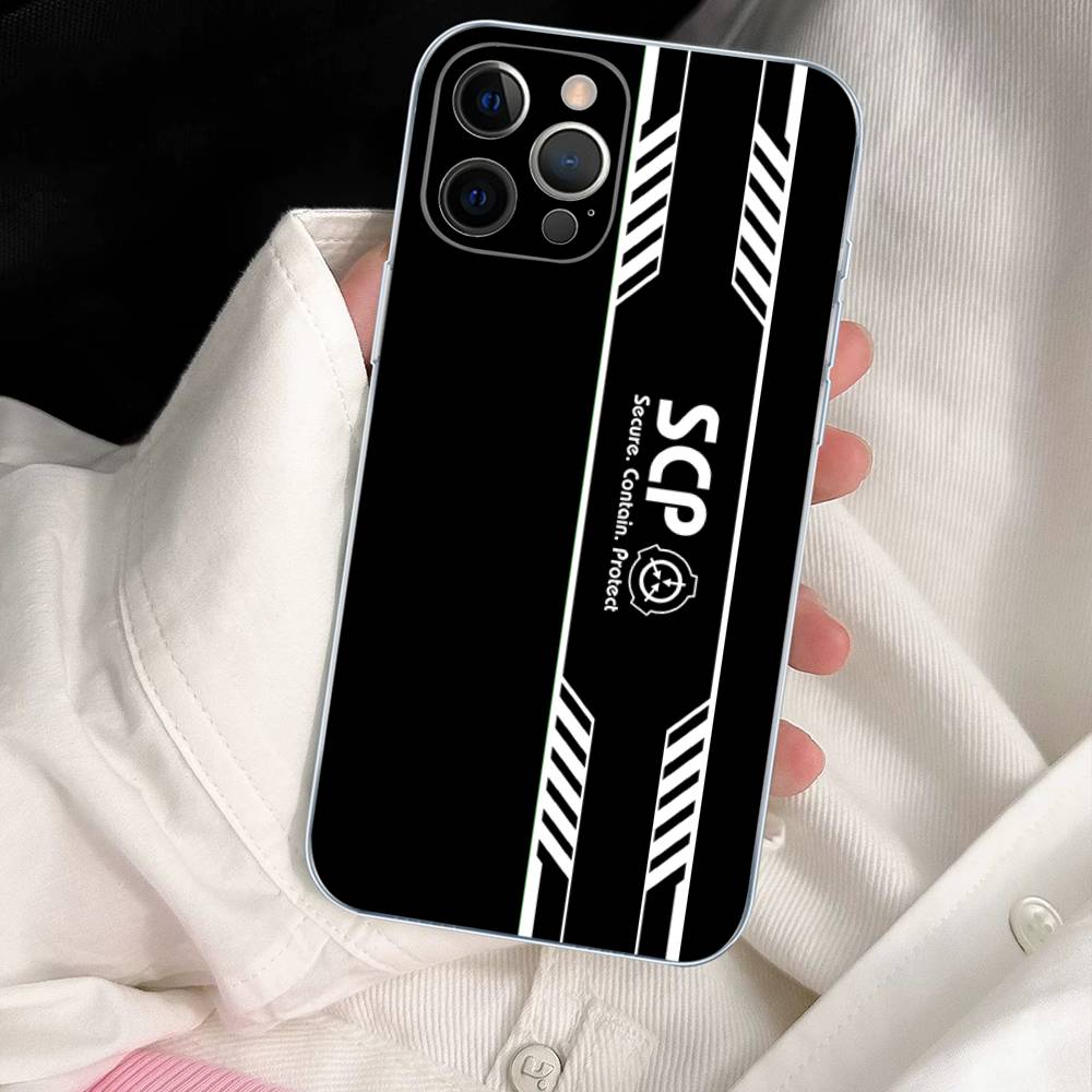 Cool S-scp Logo For IPhone 17 16 16e 15 14 13 12 11 Pro Max Mini Plus Phone Case