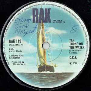 

7inch Record CCS - Tap Turns On The Water RAK119 RAK 1971 UK Rock Used