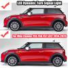 2pcs Amber Dynamic Flowing Led Side Marker Turn Signal Light Sequential Blinker Lamp for MINI COOPER F55 F56 F57