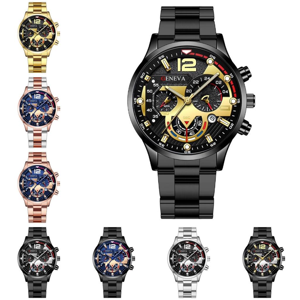 Mens Leather Business Fashion Watch Strap Watch For Gift Giving