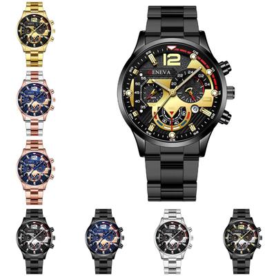 Mens Leather Business Fashion Watch Strap Watch For Gift Giving