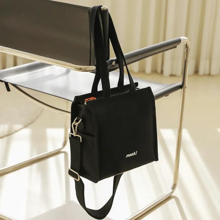 Mosh U Canvas Cooler Bag BLACK