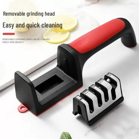 Four-Stage Multifunctional Knife and Scissors Sharpener - Quick Edge Tool for Household Kitchens