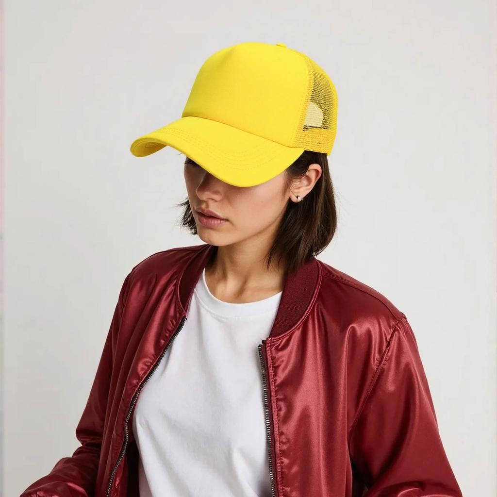 Classic Unisex Baseball Cap Sun Shade Wide Brim Adjustable Fit Lightweight Polyester Outdoor Hat