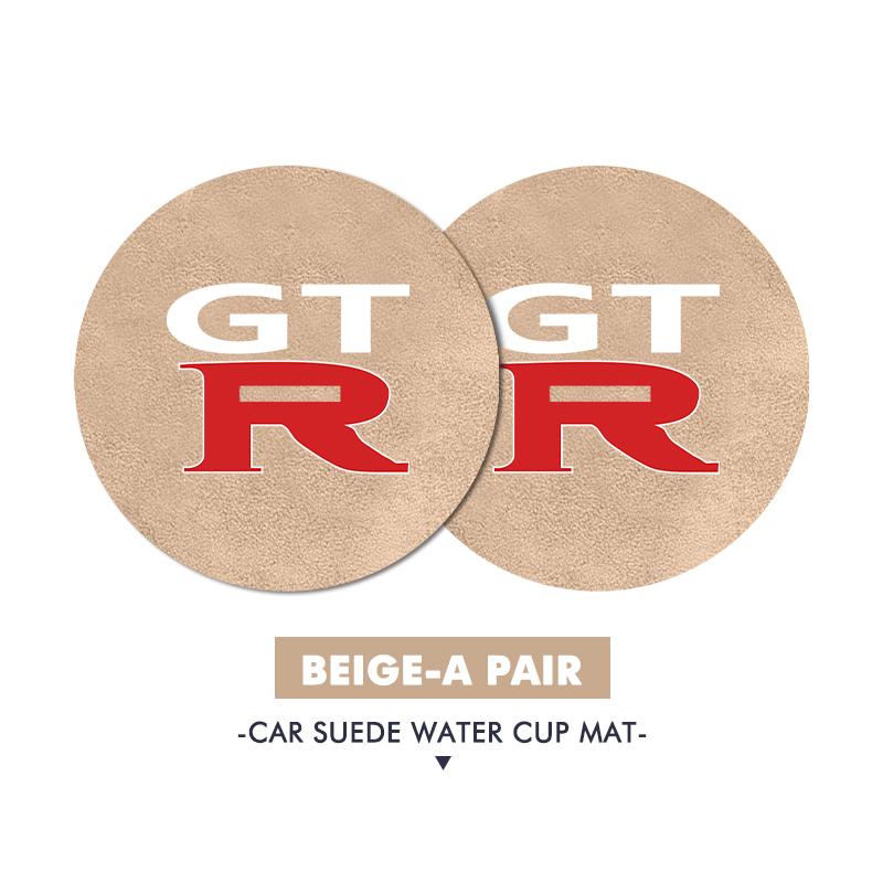 

For Nissan Car Water Cup Pad Auto Bottle Holder Coaster Anti-slip Mat GTR C210 R30 GTS-R R33 R34 GT-R R35 Nismo