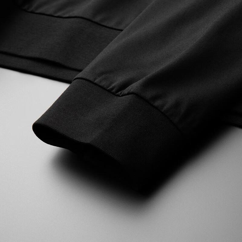 De Bin Ze Men's Plus Size Letter Print Long Sleeve Sweatshirt