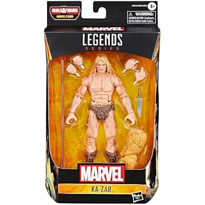 Figurine de collection - marvel - ka-zar - 15 cm - 6 accessoires - articulée