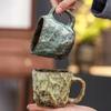 Ceramiczny kubek do kawy 270ml Duży kubek do herbaty Nowość Mineralny kształt Dekoracyjny tumbler Unikalny wystrój domu Prezent dla miłośników kawy