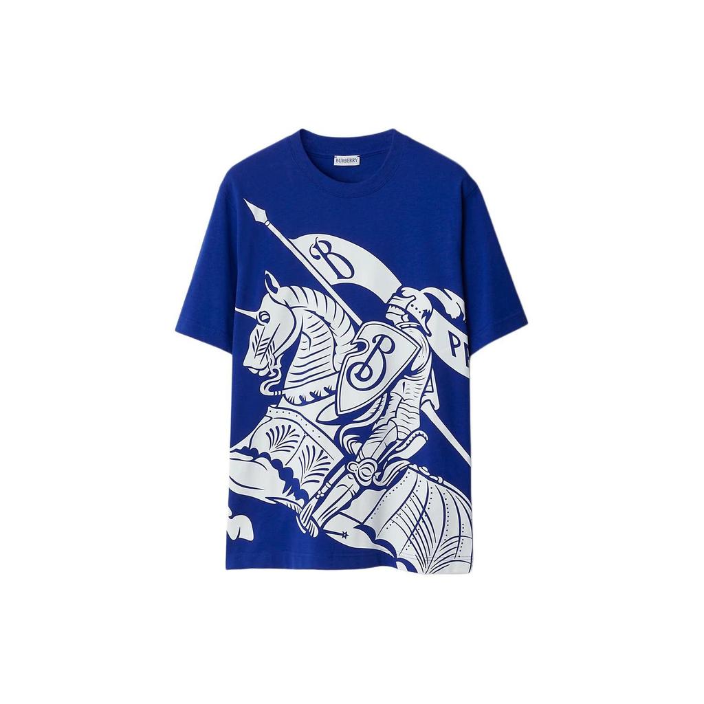 Burberry Equestrian Knight Printed Crewneck T-Shirt 80897431