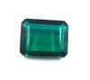 52.80 Carat Green Moldavite Emerald Shape Lap Created Certified Gemstone SN397