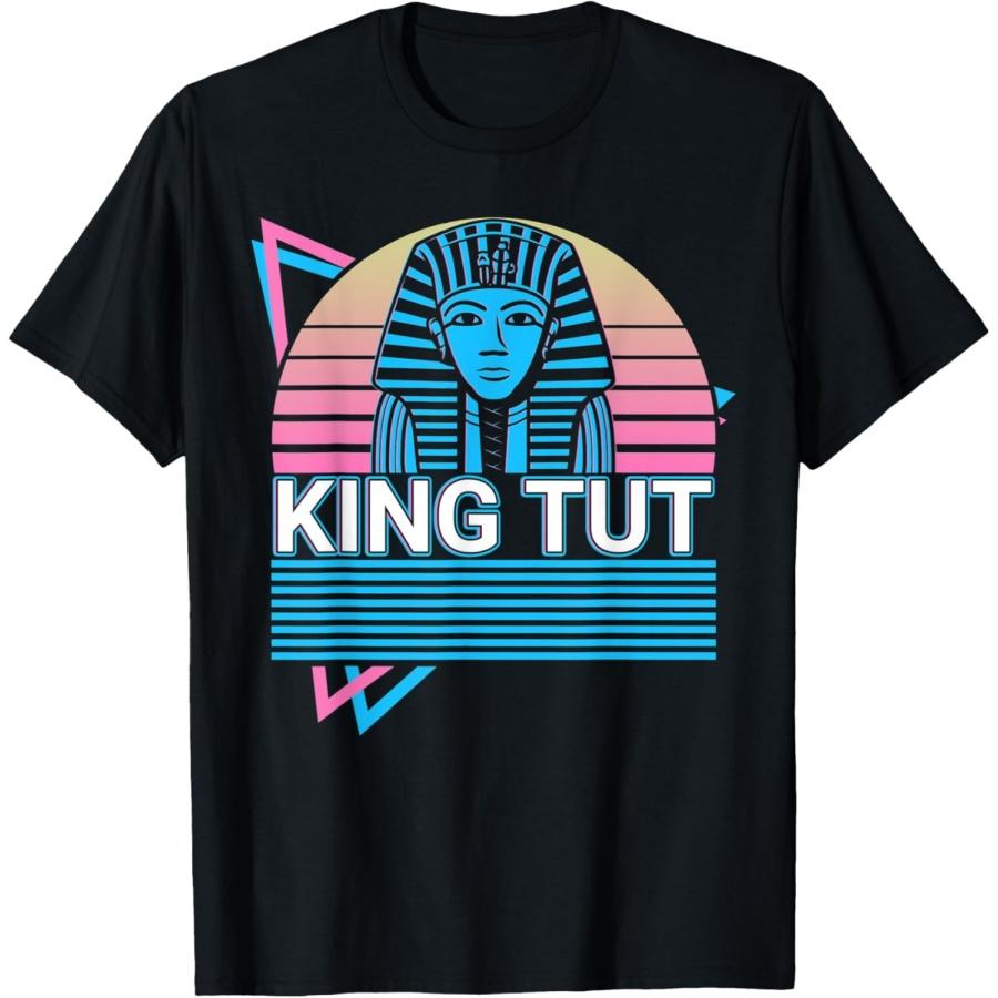 

King Tut Tutankhamun Egyptian Pharaoh T-Shirt XXXXXL чорний