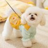 The New Pocket Strap Can Lead Two-legged Clothes Than the Bear Teddy Puppy Dog Clothes Into Kitten Warm Pet Clothing