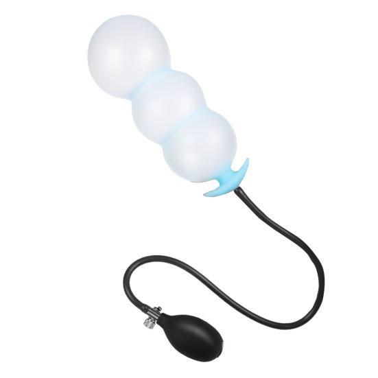 Anal Expander Helpful Excellent Stretchability Silicone Anal Stimulator Inflatable Anal Plug Butt Sex Stimulator Anal Stimulator