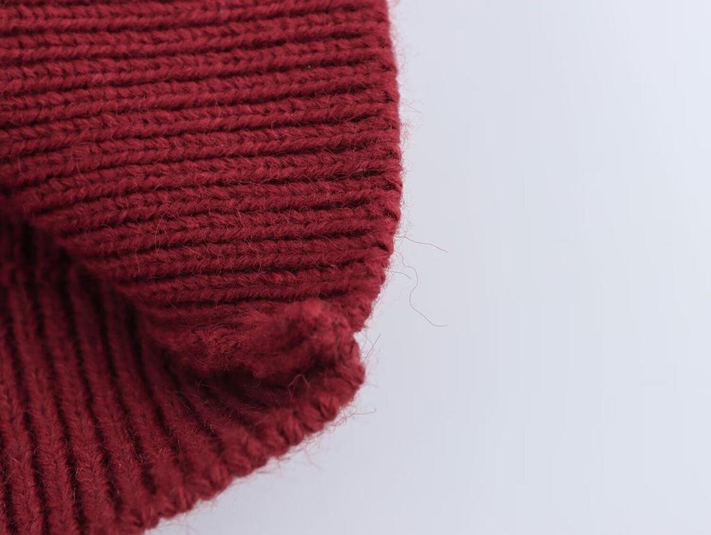 Women's 2024 Winter Fashion: European & American Style Textured Crew Neck Long Sleeve Knit Cardigan