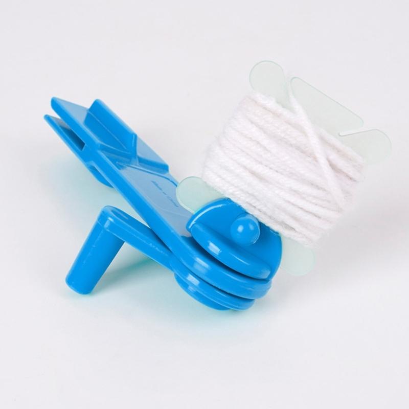 String Winder Thread Card Embroidery Plastic Thread Bobbins Floss for Manual Storage Holder Winding Stitches Wound