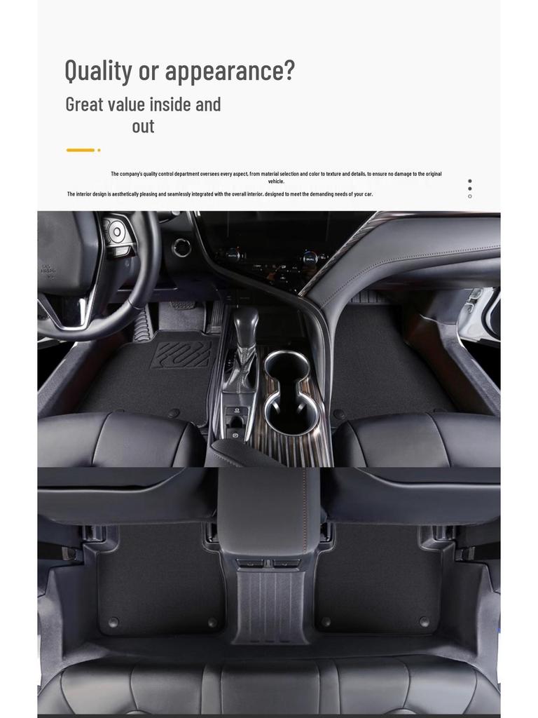 TPE Waterproof Car Floor Mats for Toyota Camry (Generations 7-9, 2012-2026)