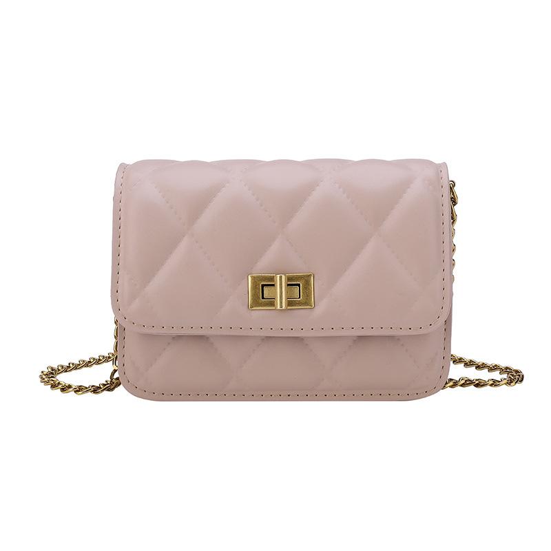 Popular small bag women's new diamond chain bag versatile messenger bag texture bag