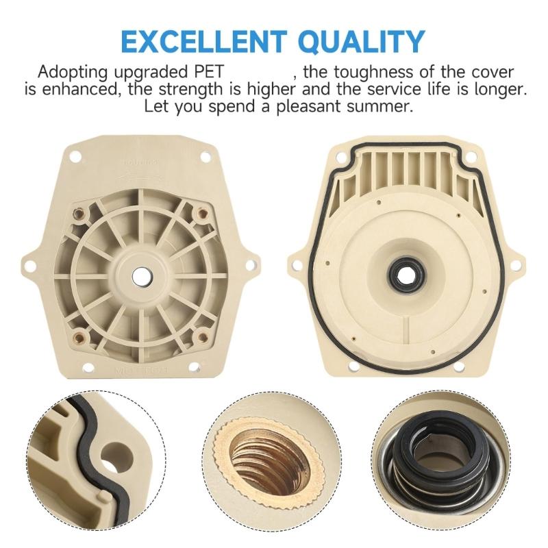 Pool Pump Seal Plate Includes Gasket and Shaft Seal 074564 Pool Pump Seal Board for Efficient Leak Prevention
