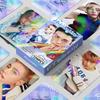 124Pcs Skzoo Laser Cards Straykids Wandering Kids Hyunjin Shiny Cards Huang Xuanchen Lomo Small Cards For Kids