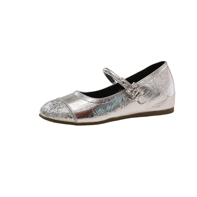 2025 New Crystal Bling Women Flats Loafers Shoes Summer Dress Shoes Elegant Woman Sandals Brand Trend Shoes