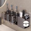 MUYA No-Drill Wall-Mounted Toothbrush Holder