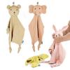 Bebê algodão musselina consolador cobertor macio recém-nascido dormir bonecas crianças moda brinquedo do sono acalmar apaziguar toalha babadores