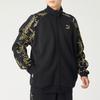 Puma Luxe Aop Track Full-Zip Stehkragenjacke Herrenjacke Schwarz Gold 530310-01