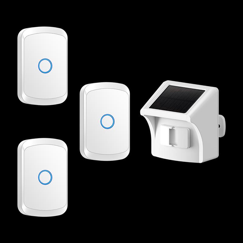 Solar-Powered Wireless Driveway and Doorway Alarm Sensor
