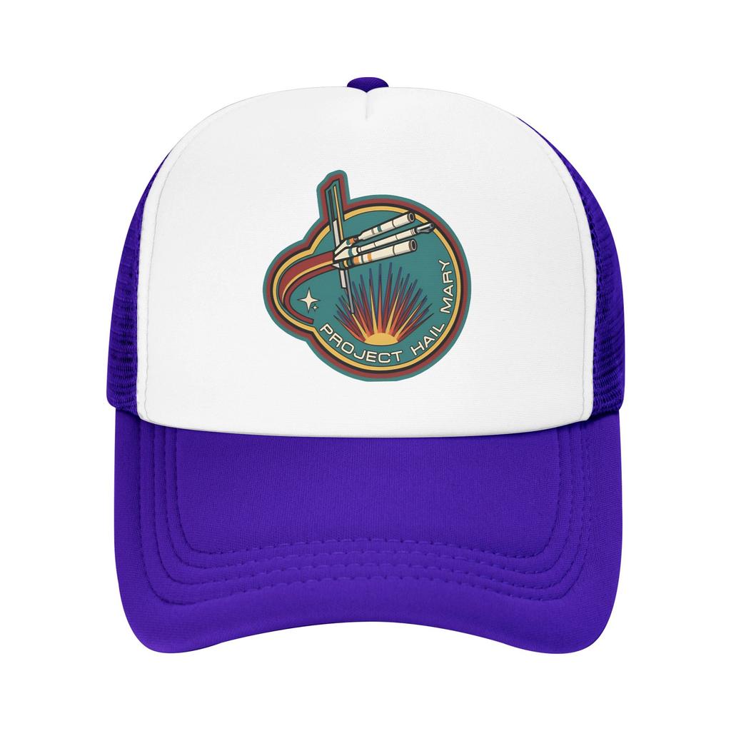 Summer Mesh Sun Hats Project Hail Mary Film Logo Baseball Cap Couple Print Tennis Skate Sun Visor Baseball Caps