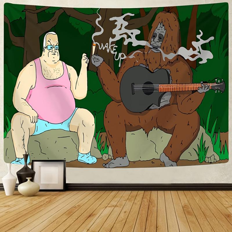 Jungle Music Party Tapestry Artistic Home Tapestry Suitable for Living Rooms, Bedrooms and Headboards Home Decor