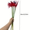 Artificial Flowers Bird of Paradise Hawaiian Tropical Flowers Strelitzia Green Plant for Home Garden Decoration Office Verandah
