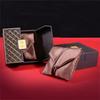 Elegant Black Jewelry Boxes Fancy Cardboard Designs Portable Accessory for Necklace Ring Earring Display and Storage