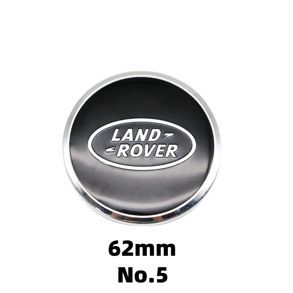 4Pcs 62mm Car Styling Car Wheel Center Hub Cap Covers Badge For Land rover SVR Discovery Velar Evoque Range Rover L322 L405 L551