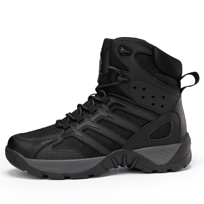 

2024 новые мужские ботинки для активного отдыха, полевые тренировочные походные ботинки, поставка обуви больших размеров, импортная торговля, боевая обувь для мужчин 42 чёрный