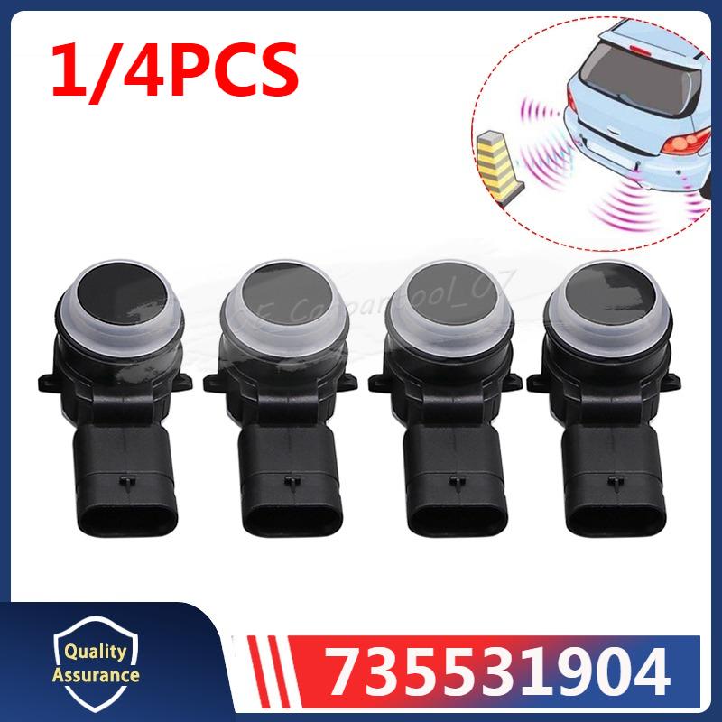735531904 PDC Parking Sensor 1/4PCS For Fiat 500 500X 500L Panda III Jeep Renegade Compass II 0263013403