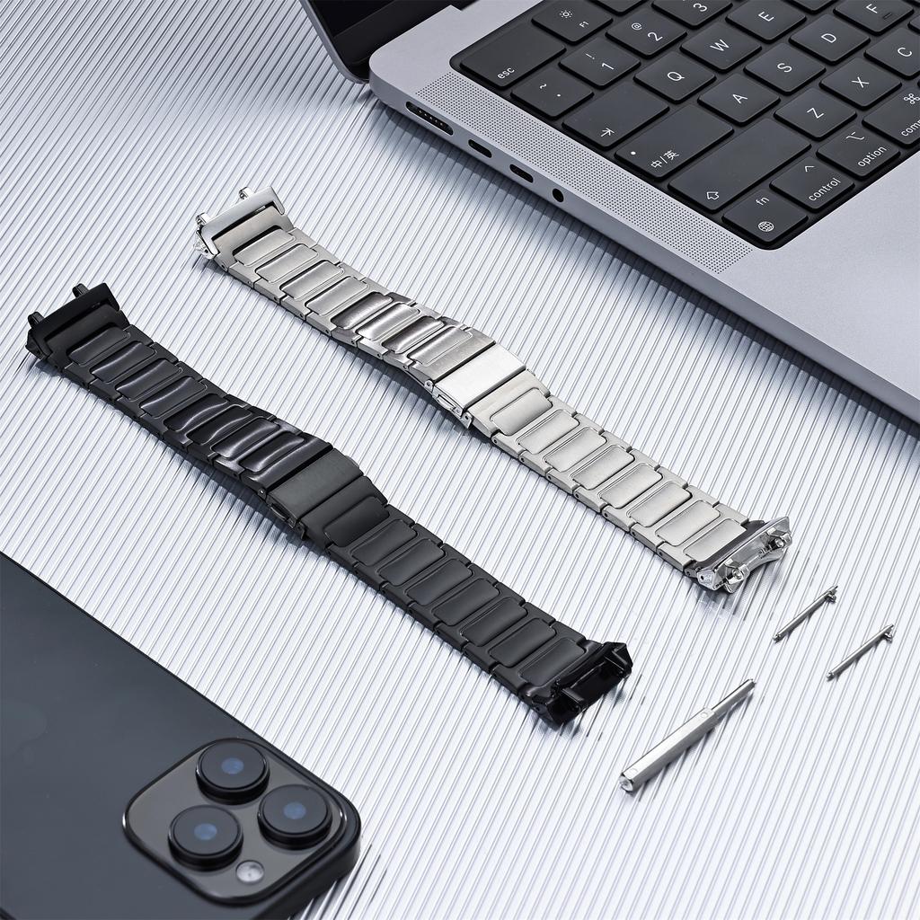 Ersatz-Armband aus Titanlegierung für Huami Amazfit T-Rex 3 Uhr