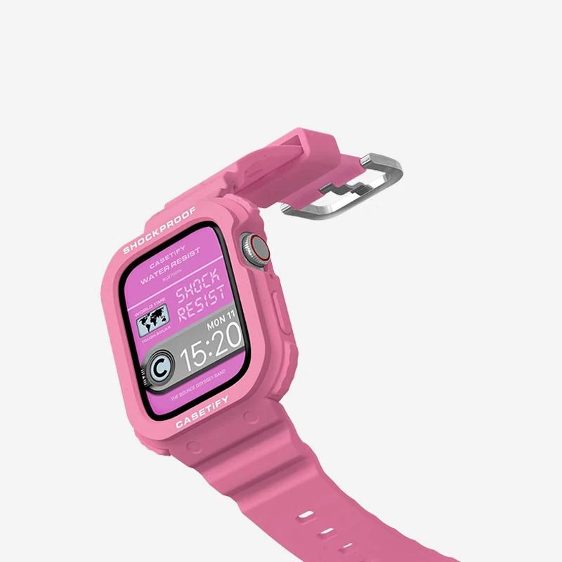 CASETiFY Ремешок The Bounce Odyssey для Apple Watch жевательная резинка розовый